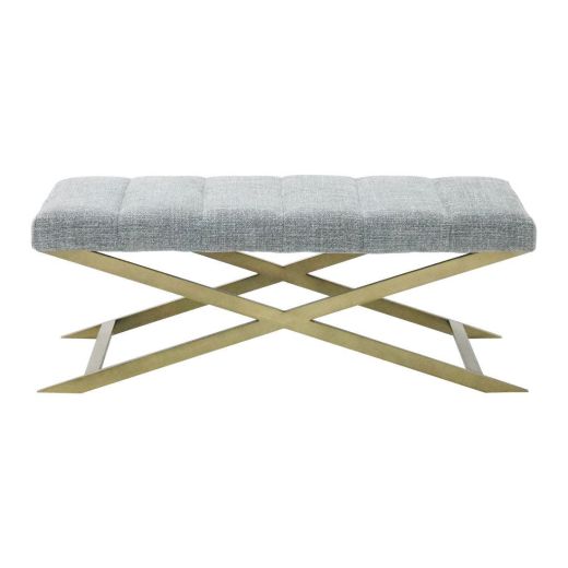 Yinpika Bench - Grey Fabric